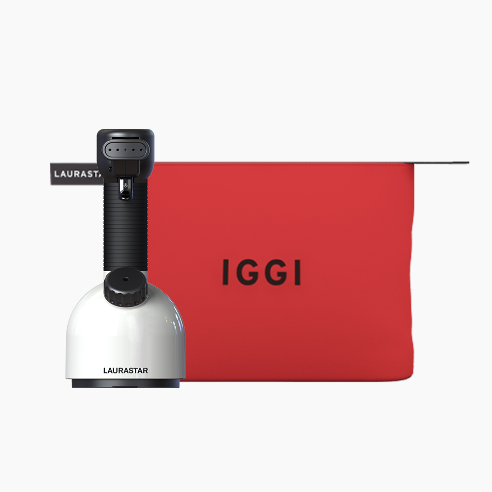 로라스타 IGGI 스티머 (화이트) + 전용 파우치
